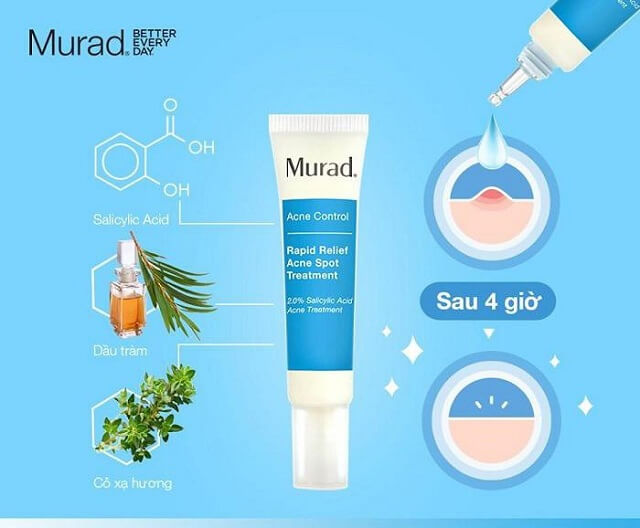 Kem trị mụn cho nam Murad Rapid Relief Acne Spot Treatment