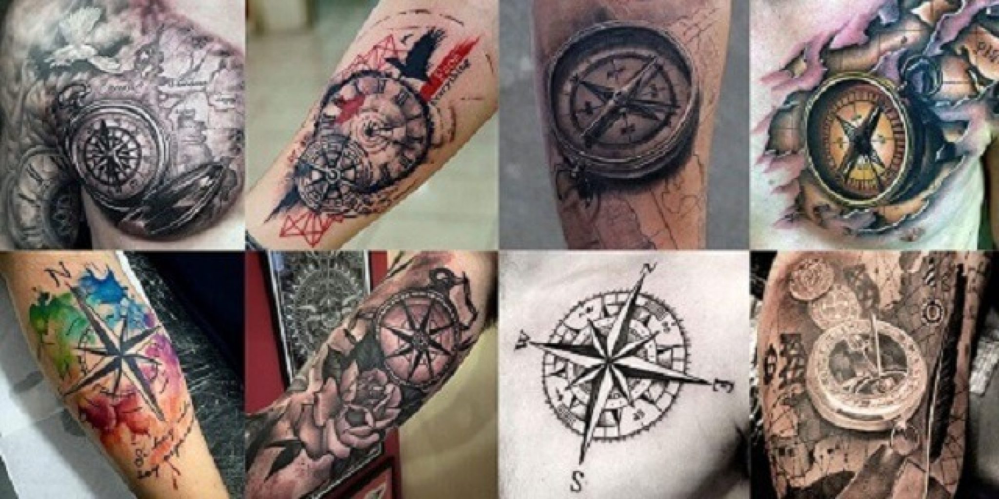 Что означает тату компас