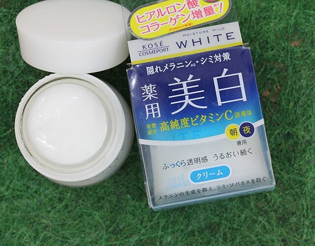 Kem dưỡng ẩm Kose Moisture Mild White Cream của Nhật