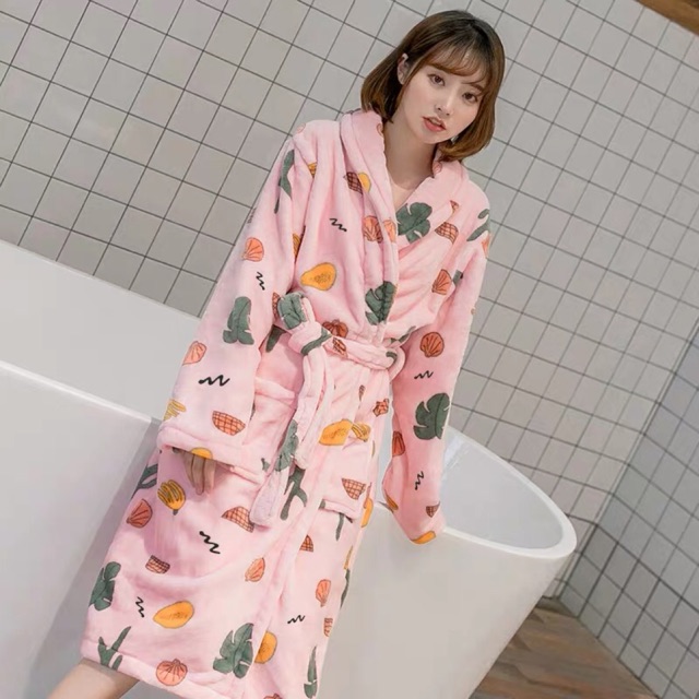 Áo choàng tắm bông cute hàn xẻng 🌱 | Shopee Việt Nam