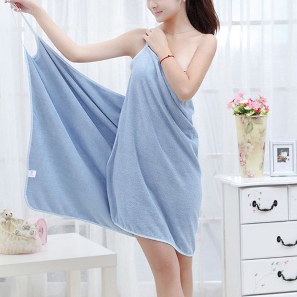 Khăn tắm dạng áo choàng đa năng tiện dụng cho nữ - Thảm chùi chân | SieuThiChoLon.com